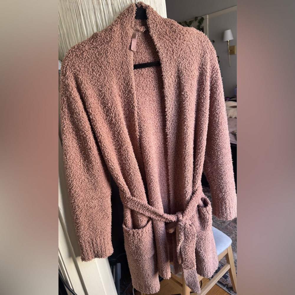 SKIMS cozy boucle short robe